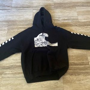 Artist union black and white hoodie